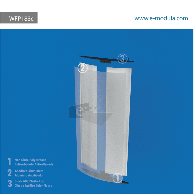 WFP183c-36cm de Ancho por 75cm de alto