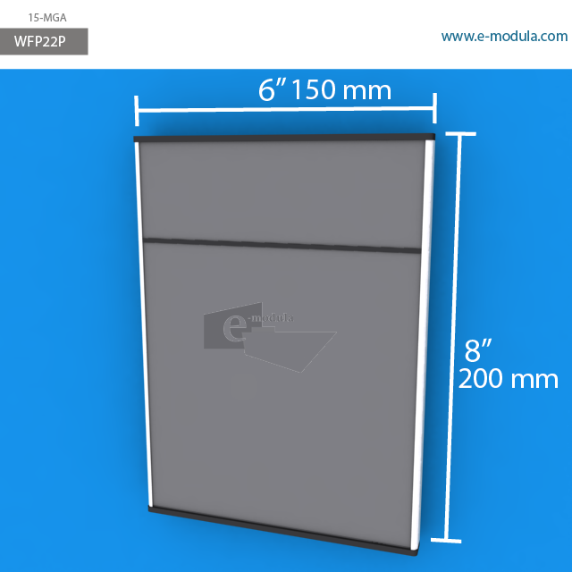 WFP22p - 20 cm de alto x 15 cm de ancho