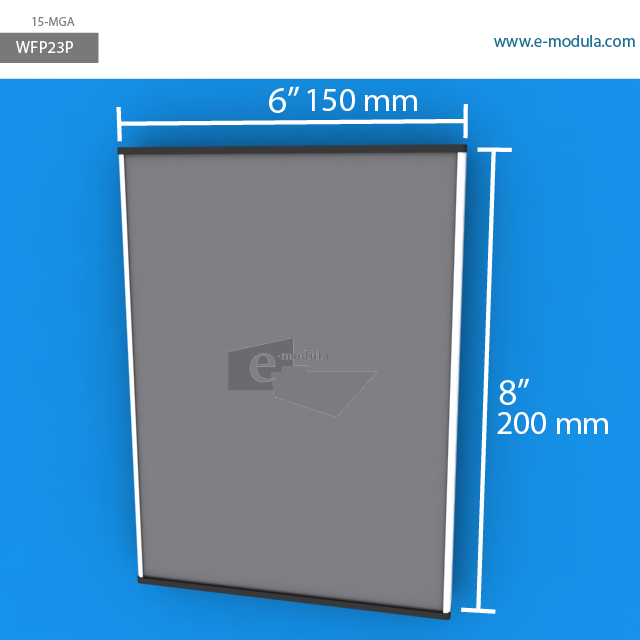 WFP23p - 20 cm de alto x 15 cm de ancho