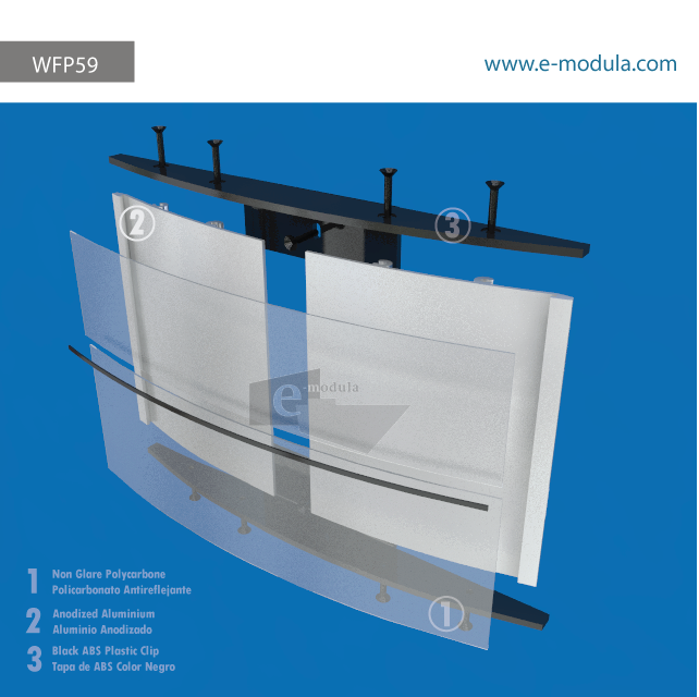 WFP59c-21cm de Ancho por 12.5cm de alto