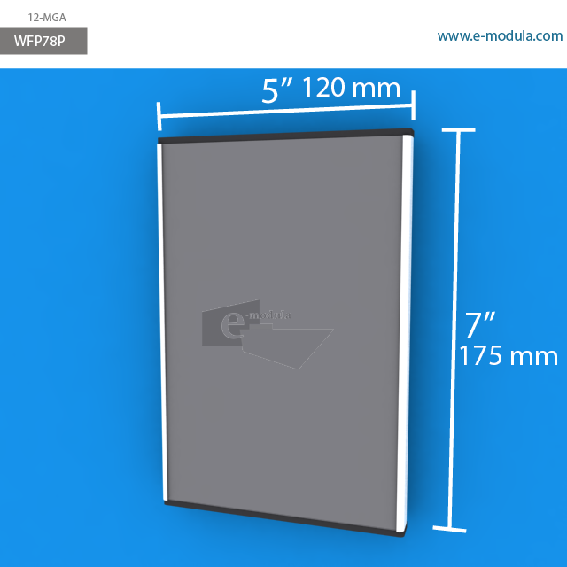 WFP78p - 17.5 cm de alto x 12 cm de ancho