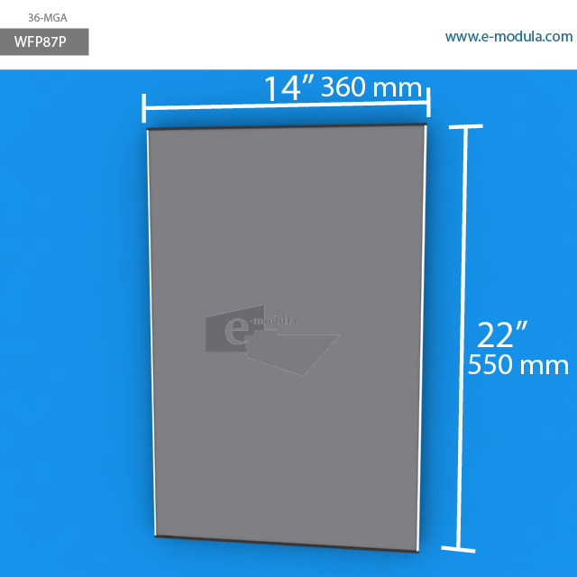 WFP87p - 55 cm de alto x 36 cm de ancho