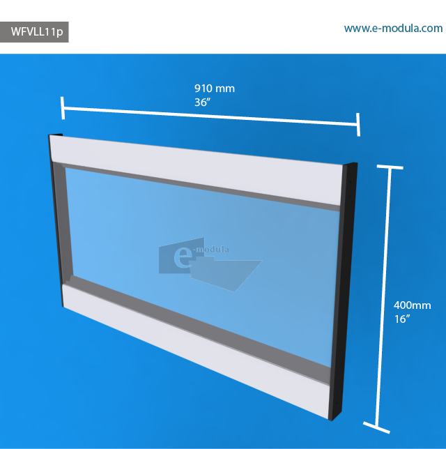 WFVLL11p - 91 cm de ancho x 40 cm de alto