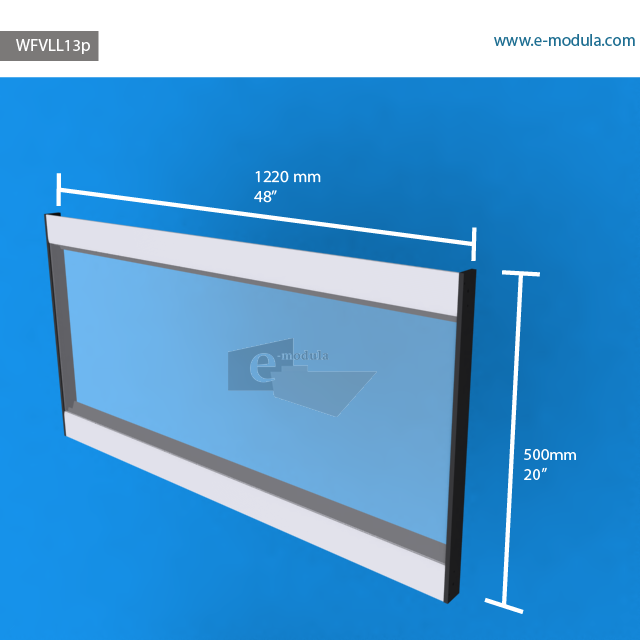 WFVLL13p - 122 cm de ancho x 50 cm de alto