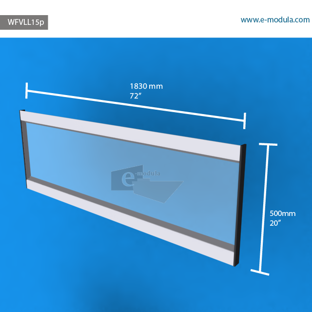 WFVLL15p - 183 cm de ancho x 50 cm de alto