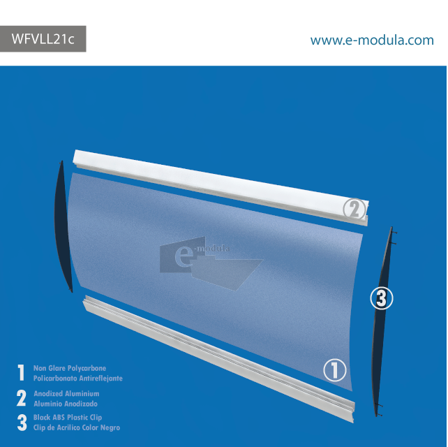 WFVLL21c-70cm de alto por 182cm de ancho