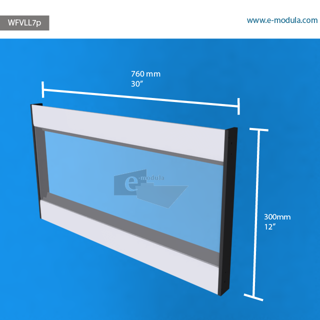 WFVLL7p - 76 cm de ancho x 30 cm de alto