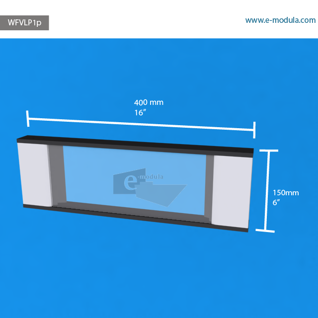 WFVLP1p - 15 cm de alto x  40 de ancho
