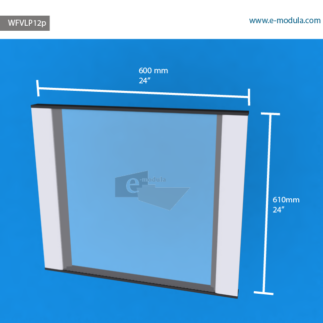WFVLP12p - 61 cm de alto x 60 cm de ancho