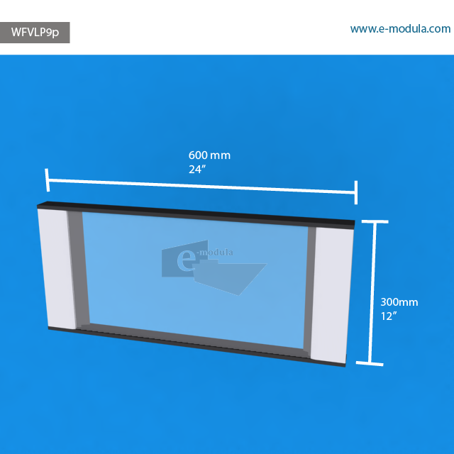 WFVLP9p - 30 cm de alto x 60 cm de ancho