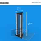 TR11SAp - 150 cm de alto x 30 cm de ancho
