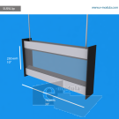 SUSVL3p - 76 cm de ancho x 25 cm de alto