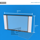 WFVLP10p - 40 cm de alto x 60 cm de ancho
