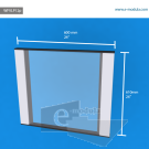 WFVLP12p - 61 cm de alto x 60 cm de ancho