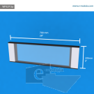 WFVLP13p - 23 cm de alto x 70 cm de ancho